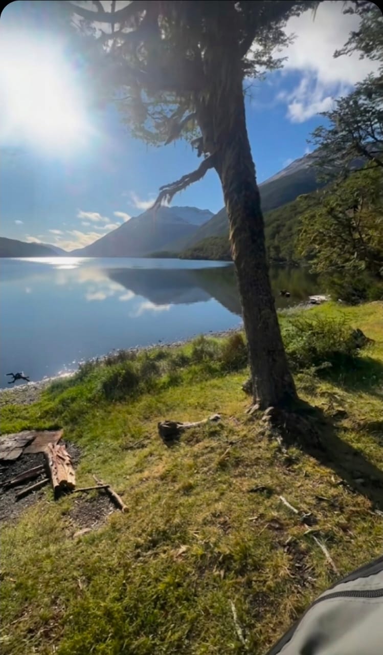 Pescadores en Lago Deseado
